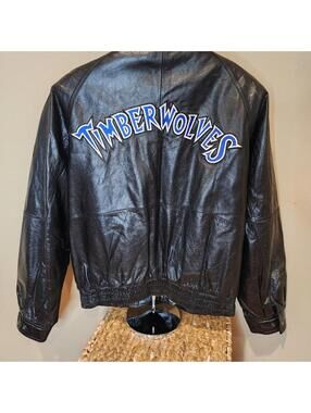 Wilsons Leather MN Timberwolves Jacket NBA Licensed Size L